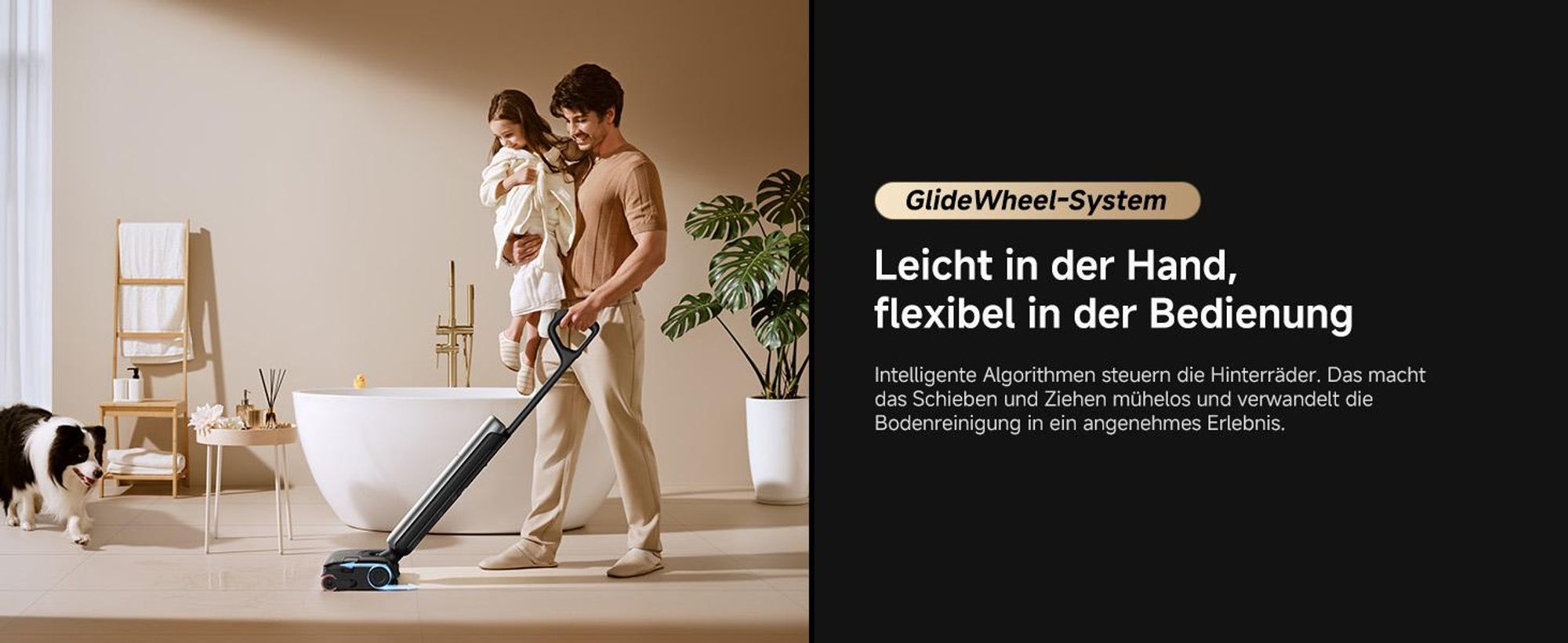 Dreame T15 Pro Heat Nass-und Trockensauger,30kPa Saugleistung Akku-Staubsauger,9,85cm ultraschlank,95℃ Heißwäsche＆Leises Trocknen,Reinigungssystem,LED