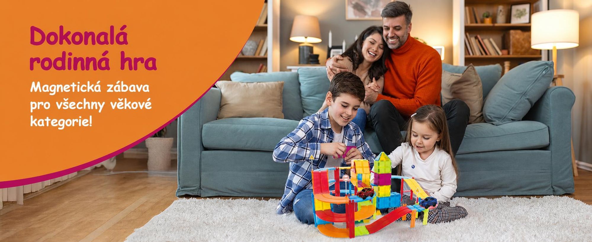 Olvy magnetické stavebnice Montessori - 126 magnetických kostek pro děti od 3 let - stavebnice, magnetická sada, vzdělávací hračka.