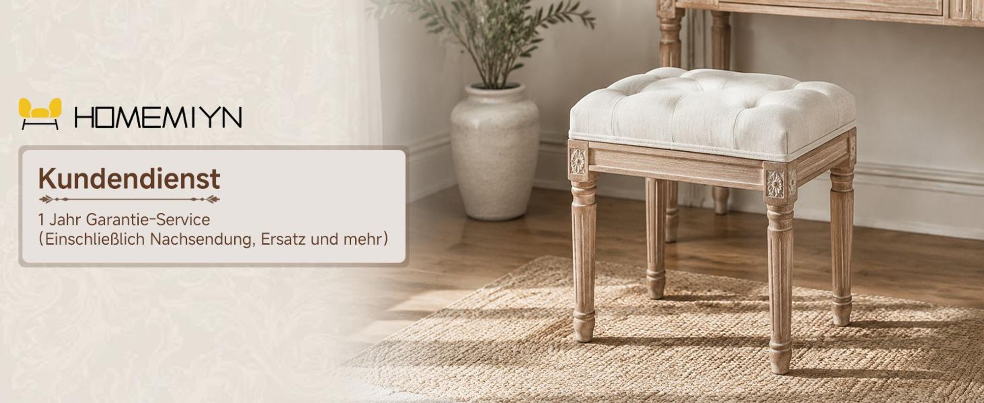 HomeMiYN Hocker mit Stauraum, Polsterhocker zum Schuhe Anziehen, Sitzbank für Flur Schlafzimmer Wohnzimmer, Weicher Stoffbezug