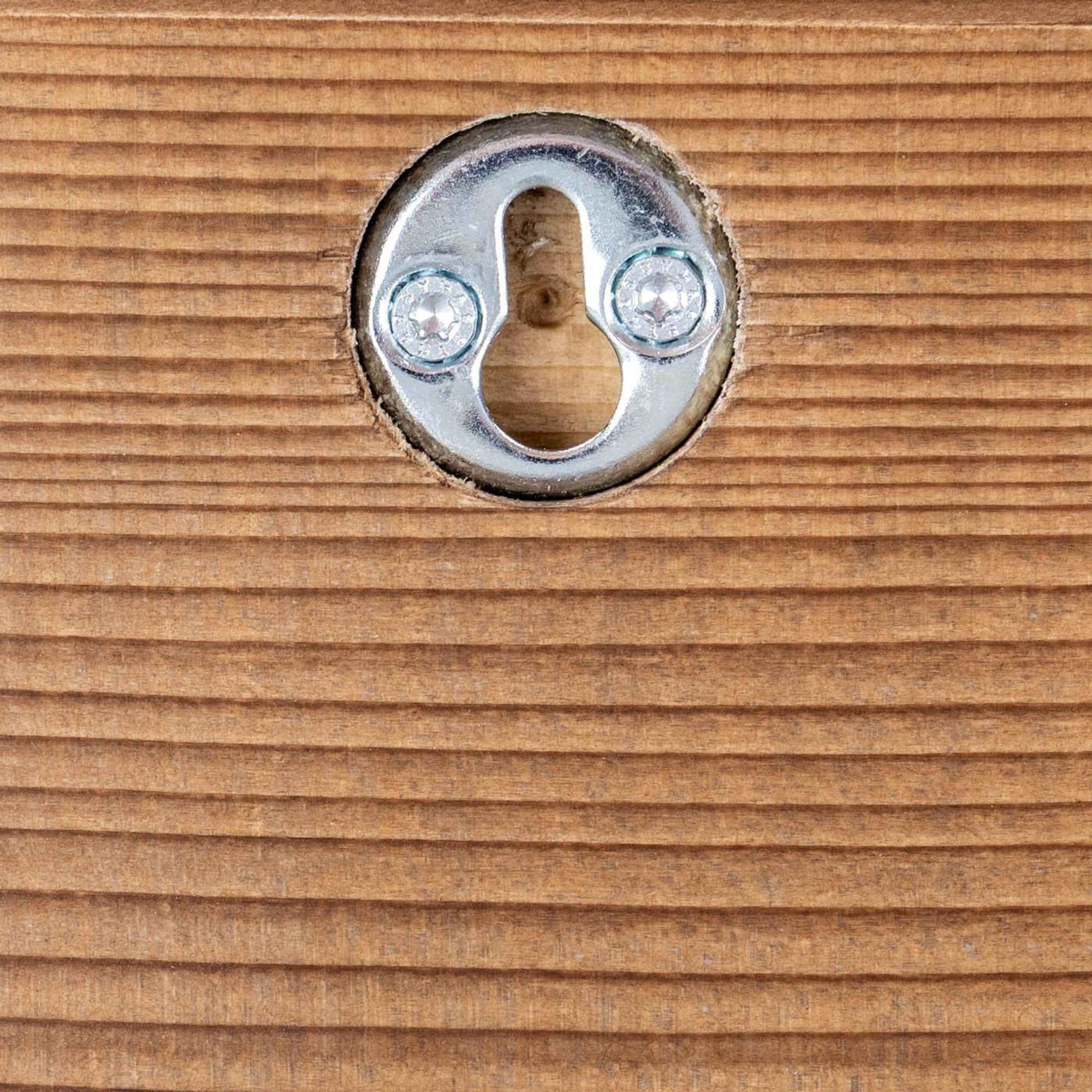 levandeo Wandregal Holz Massiv 60x10cm Eiche Farbig Wandboard Regal Vintage