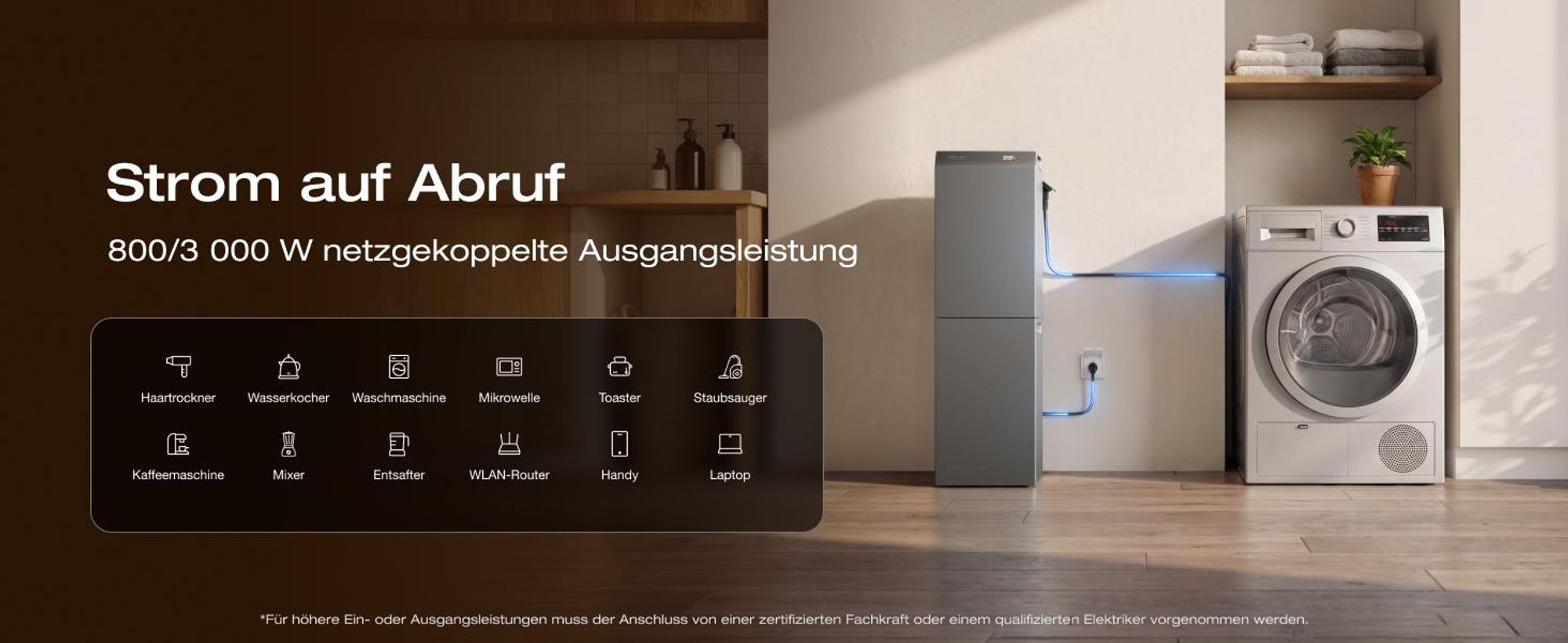 EF ECOFLOW STREAM AC 5000 Balkonkraftwerk mit 5 024 Wh Speicher , 100 % kompatibel mit allen Mikro-Wechselrichtern, 3 000 W Ausgangsleistung