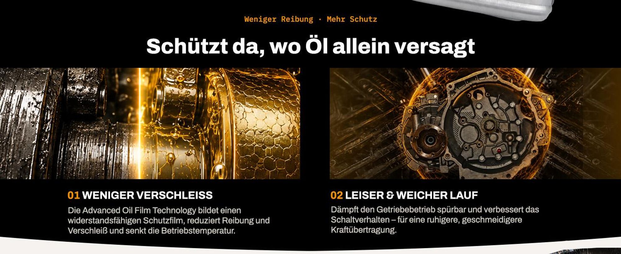 Metal Guard Transmission Getriebeöl Additiv 300 ml für Schaltgetriebe Automatikgetriebe Differenzial Reduktor Schutz Pkw Lkw Maschinen