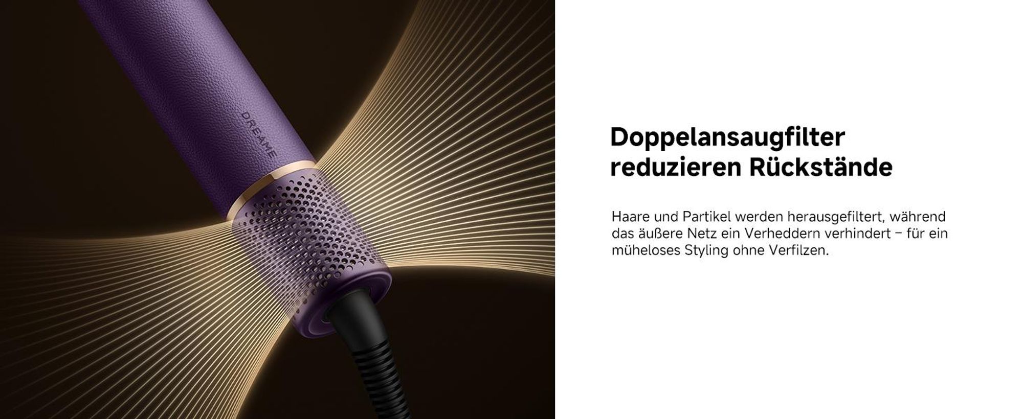 Dreame Airstyle Pro Haar-Styling-Set purple