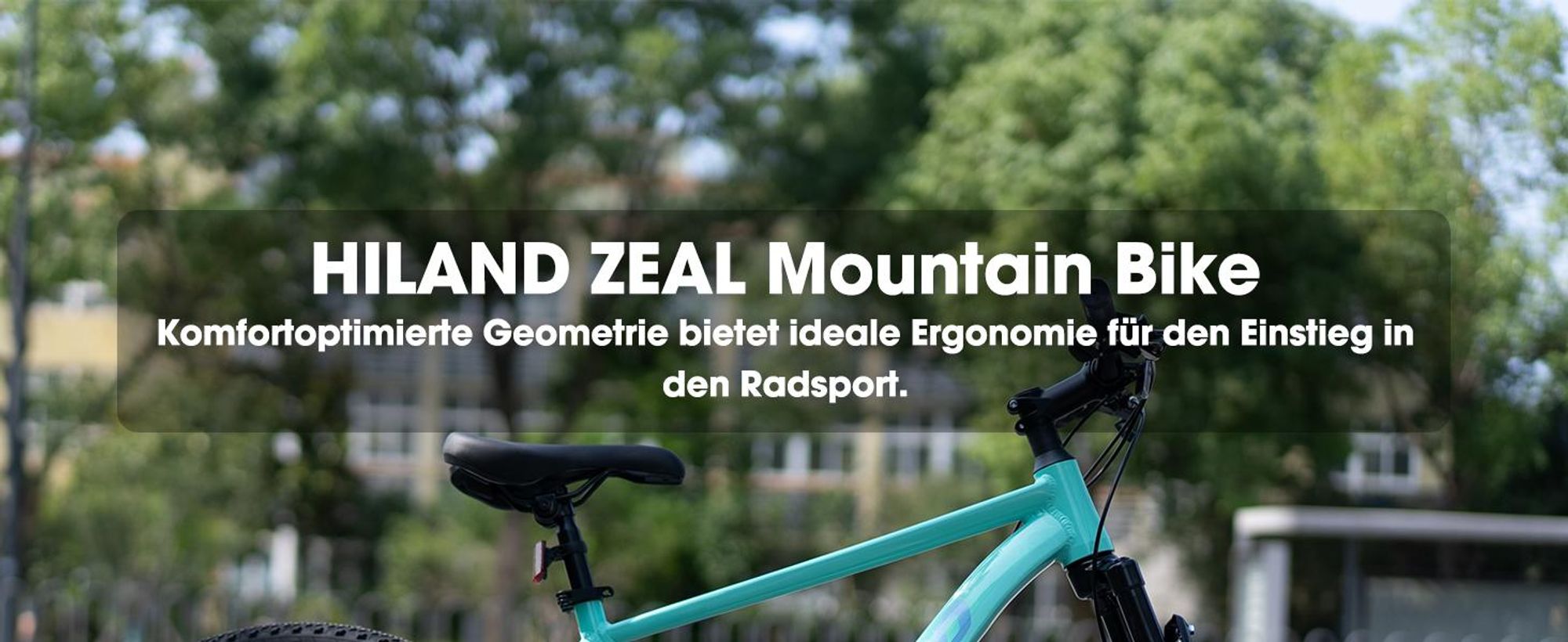 Hiland 26 Zoll Mountainbike, Herren und Damen 21 Gang MTB mit Aluminiumrahmen, Doppelscheibenbremsen, chutzblech und gefederter Vordergabel