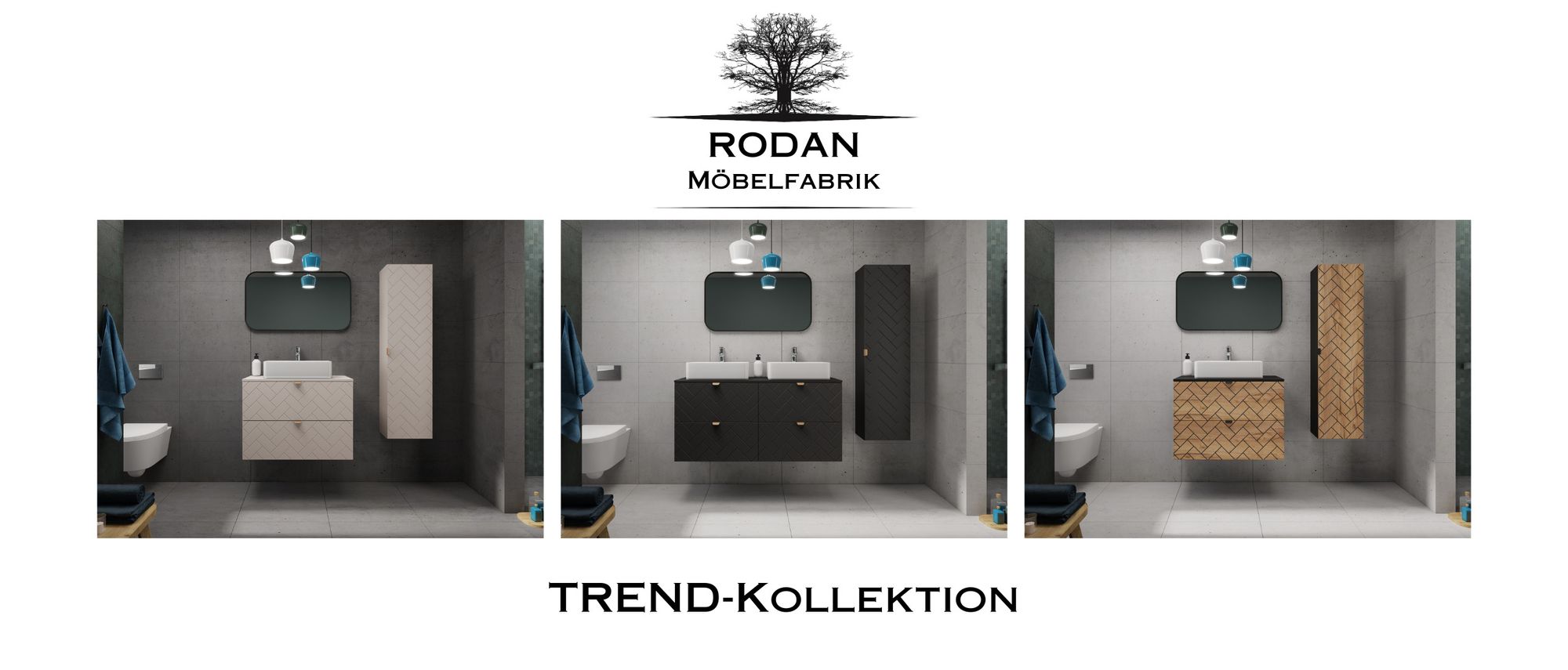 Rodan, Badmöbel, Badezimmermöbel, Badezimmerschränk, Badezimmer Hochschrank