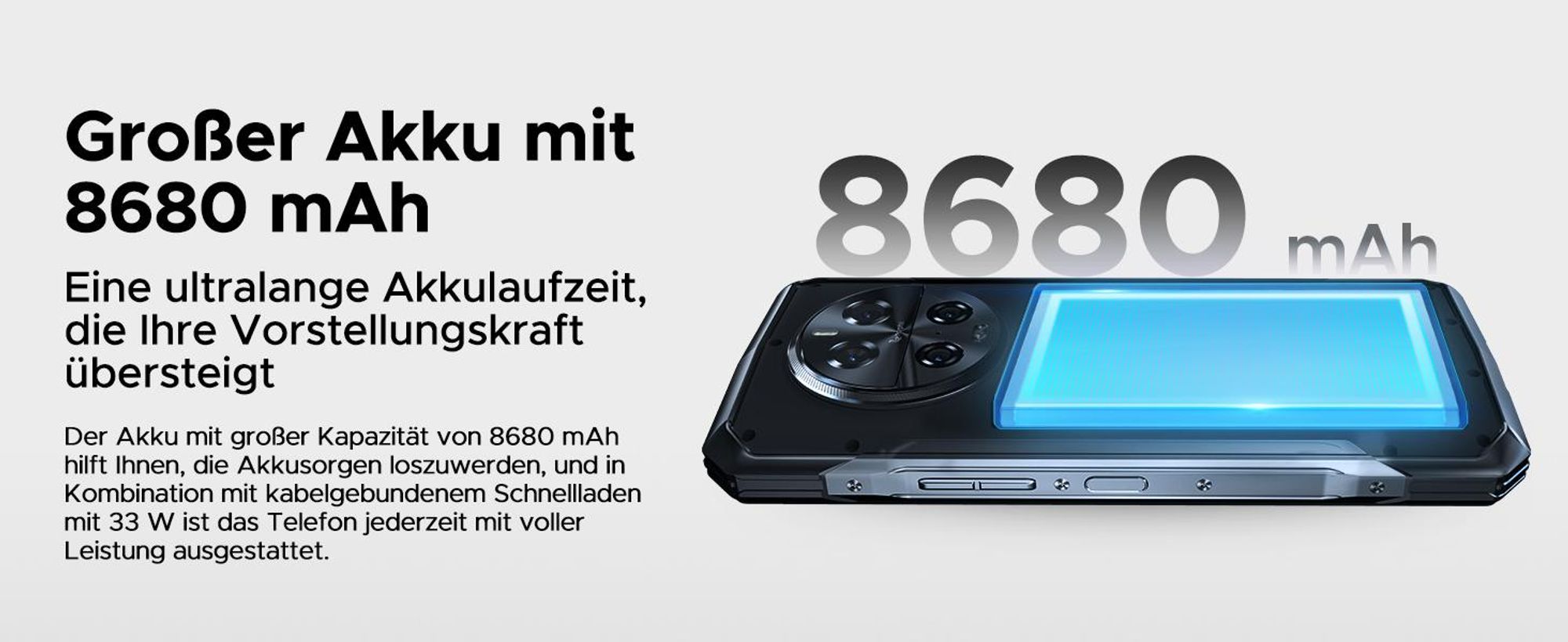 Doogee V40 Pro 5g 16gb/512gb 6.7´´ Blau One Size / EU Plug 220V Blau One Size