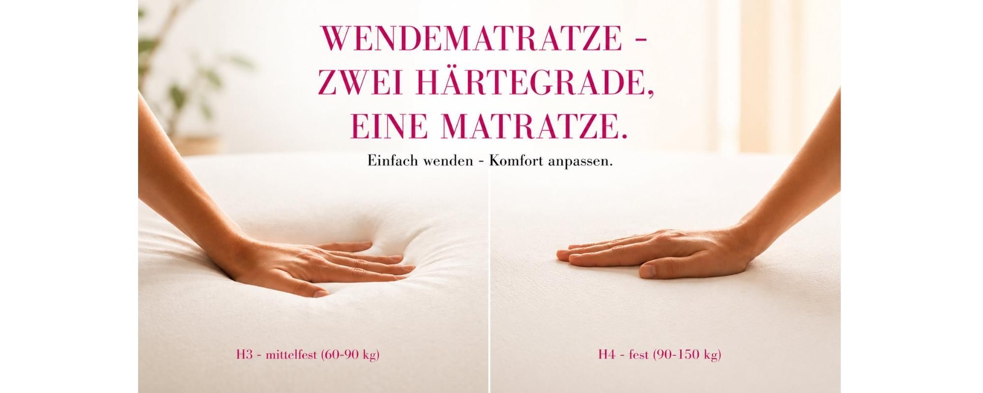 MARPUR Latexmatratze 140x200 Tango, H3/H4, Höhe 20 cm, Latex-Kokos