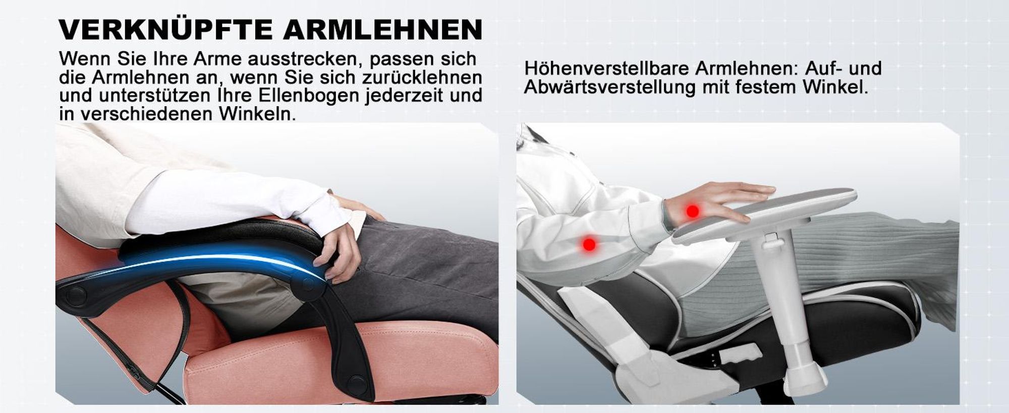 GTPLAYER herní židle Ergonomické herní křeslo Židle k psacímu stolu Závodní židle pro hráče PC s látkovým povrchem, péřový sedák s podnožkou oranžová