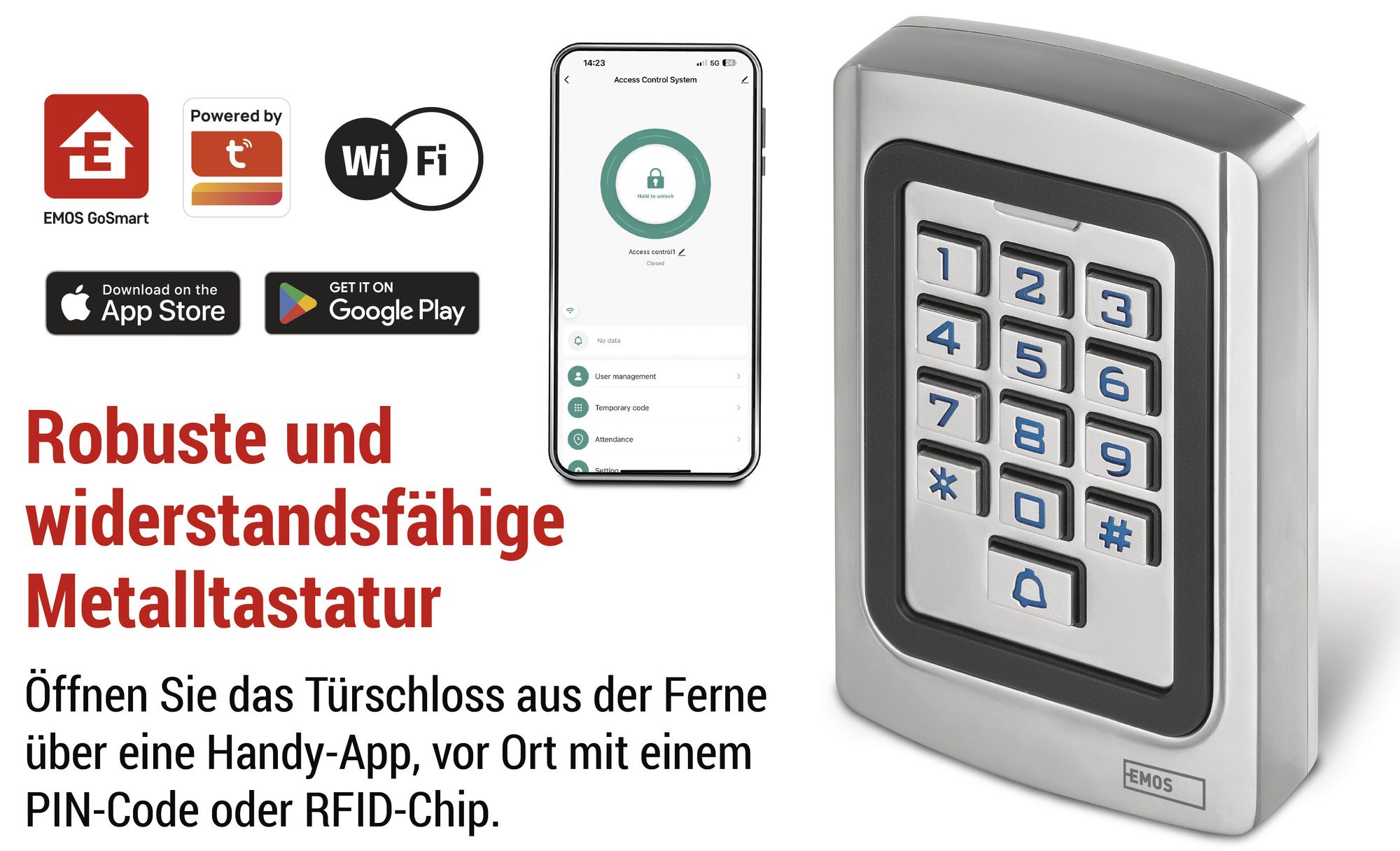 EMOS GoSMART kódová klávesnice IP-006AX
