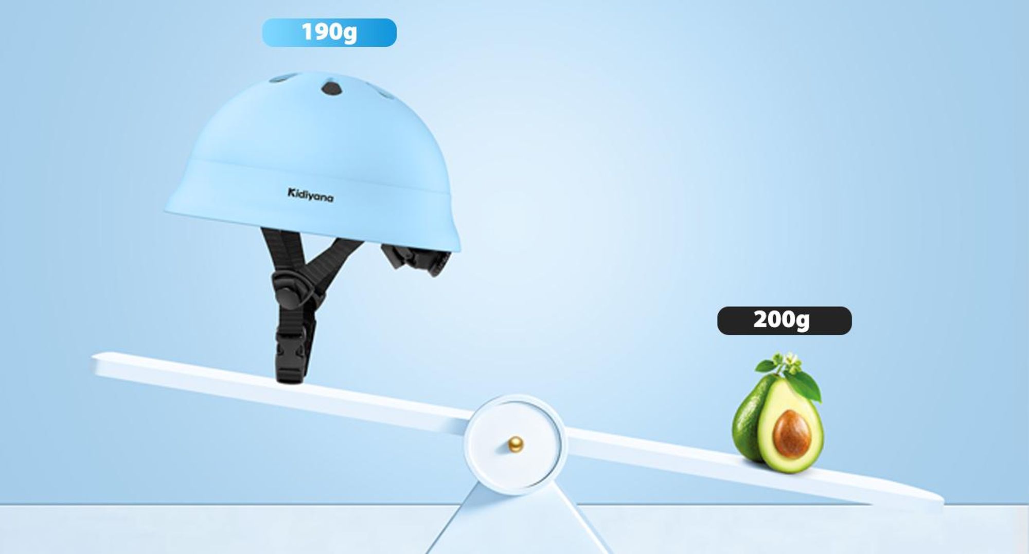 das bild verdeutlicht das Gewicht des produktes