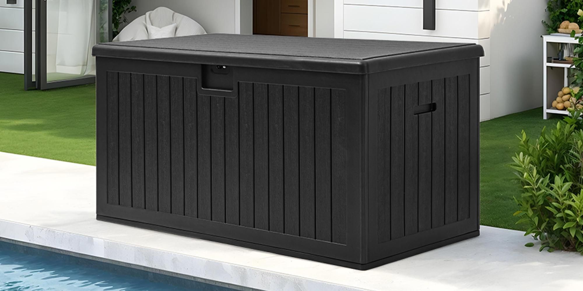 YITAHOME Auflagenbox 568 Liter, Gartenbox mit