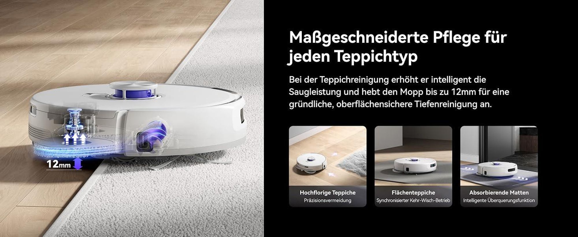 NARWAL FREO Z10 ULTRA (WHITE), Staubbeutel, Weiß, Rund, LED, Staubbeutel, Kunststoff