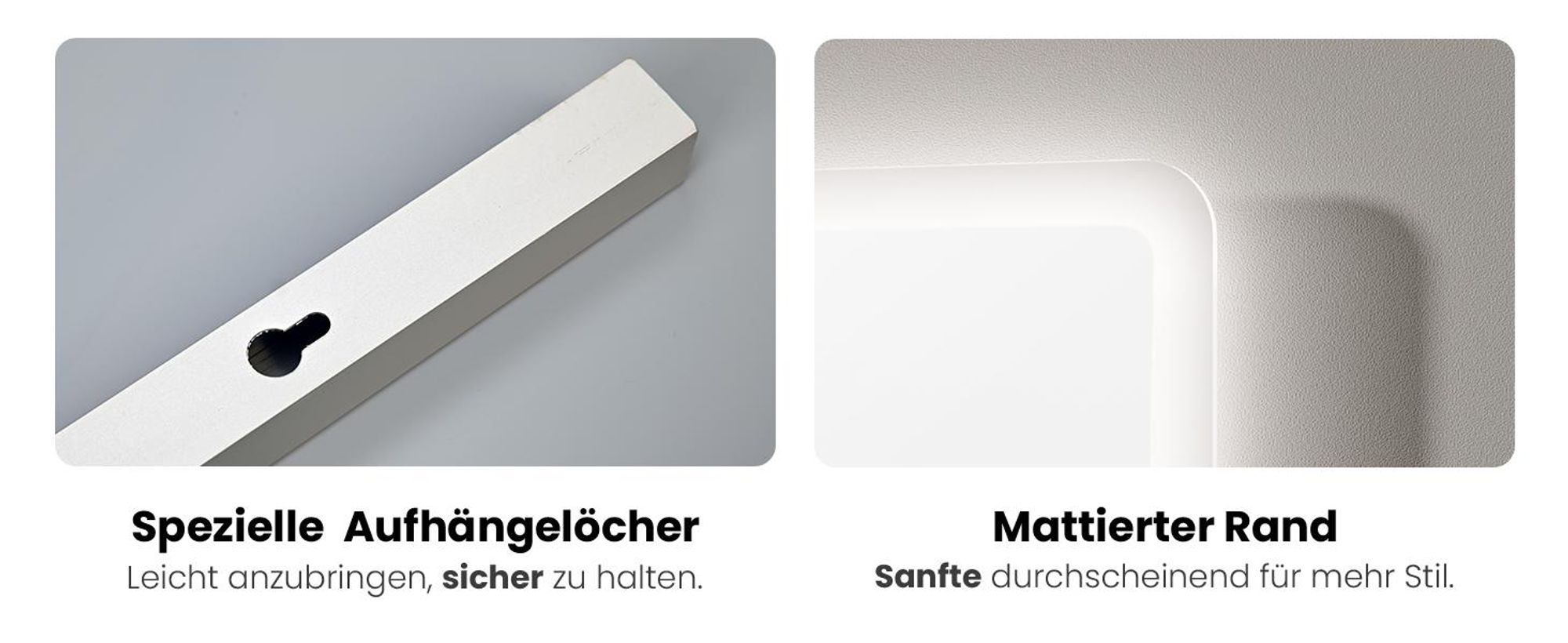 EMKE Badspiegel mit 3X Vergrößerung Touchschalter 3 Lichtfarben Dimmbar Antibeschlag Uhr Bluetooth 80X60cm
