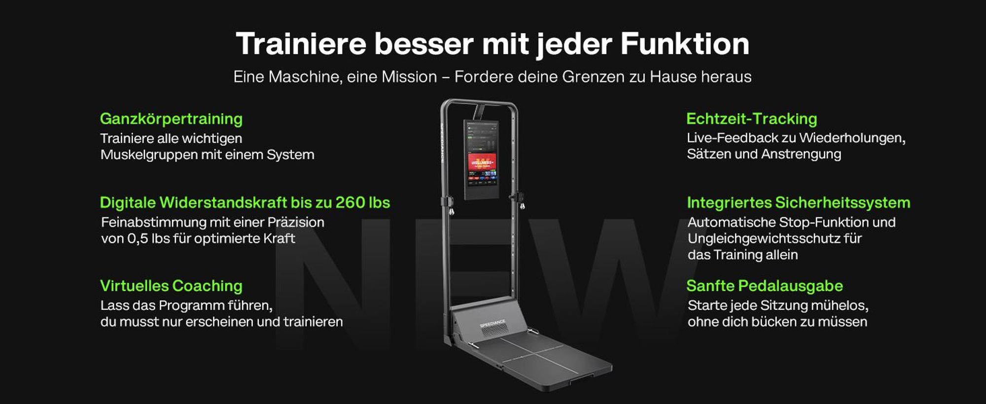 Speediance Home Gym, Smarte KI-gesteuerte Multi-Funktionale Smith-Maschine für Ganzkörper-Krafttraining, All-in-One Fitnessgerät