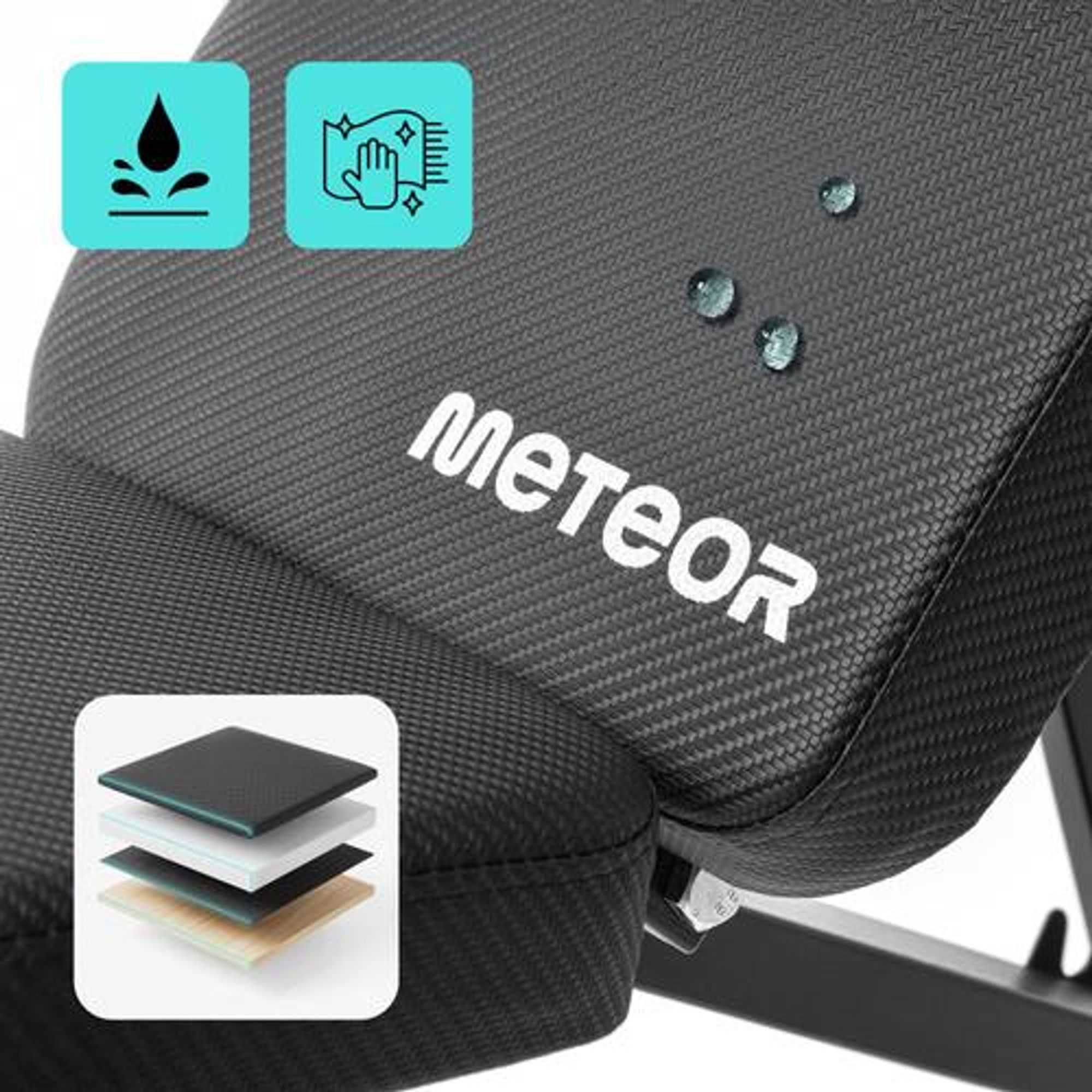 Trainingsbank Meteor klappbar, verstellbar, bis 150 kg - Detailansicht 3
