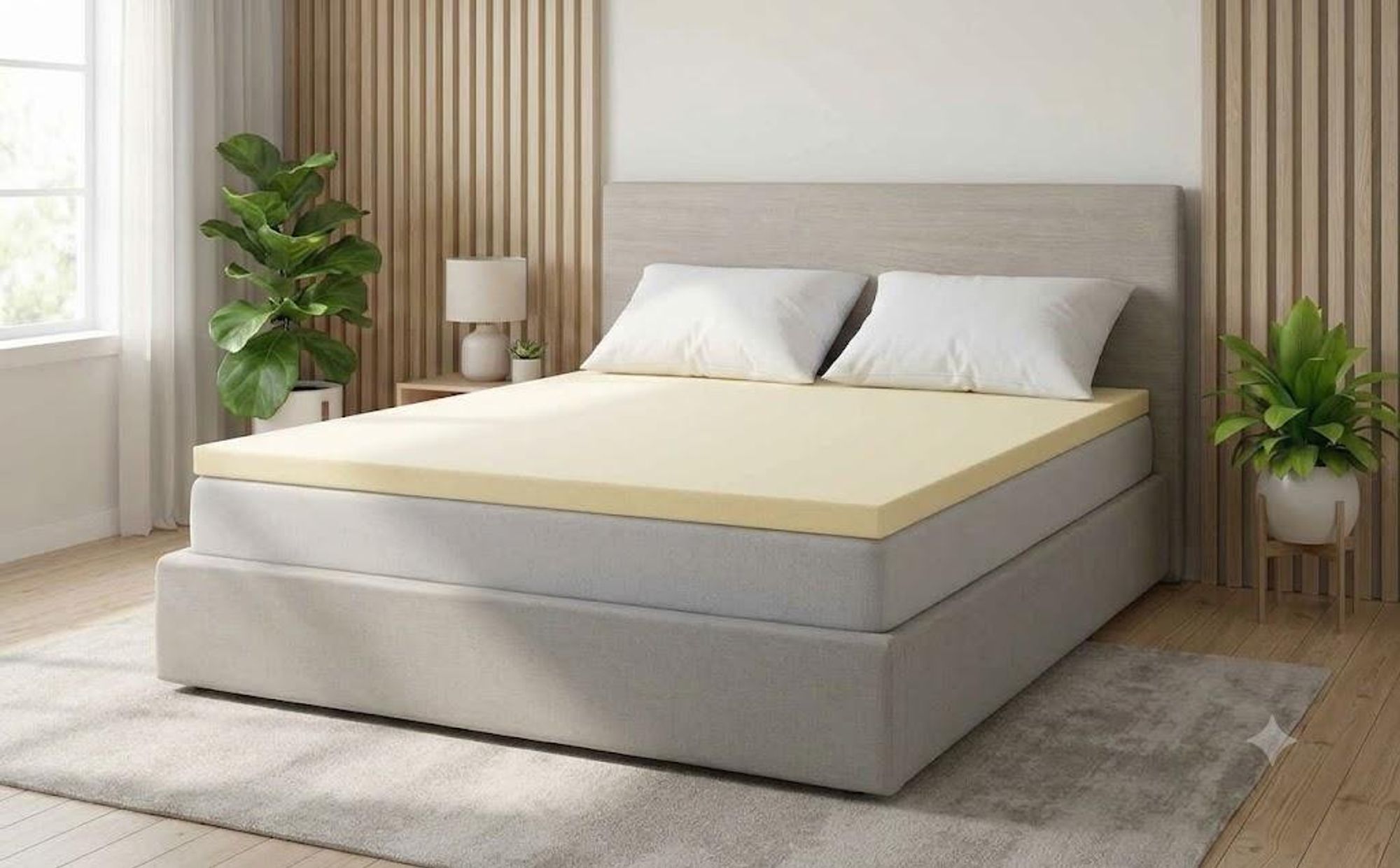 AM Qualitätsmatratzen | Visco-Topper | 180x200 cm | Ohne Bezug | Matratzentopper | 180/200 | Viscoschaum Topper | Memoryschaum