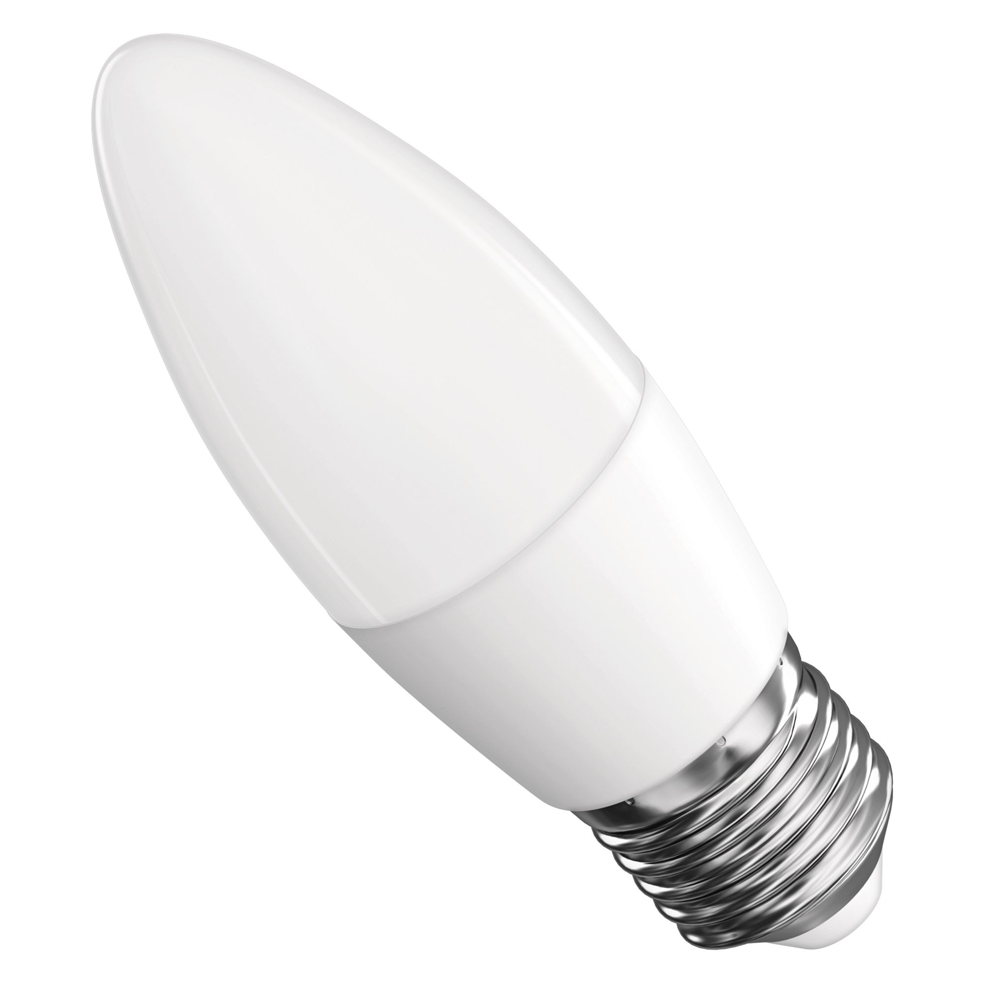 EMOS LED svíčka, 4,2W náhrada za 40W žárovku, svíčka s paticí E27, jas 470 lm, teplá bílá 2700 K, životnost 30000 h, ZQ4E21