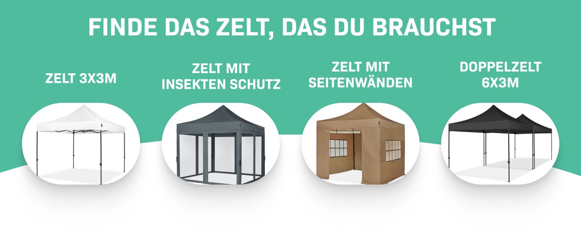 VONROC Pavillon 3x3m wasserdicht stabil - Partyzelt EasyUp System [3Min Aufbau] Popup Faltpavillon modular erweiterbar als Festival Zelt, Gartenpavillon