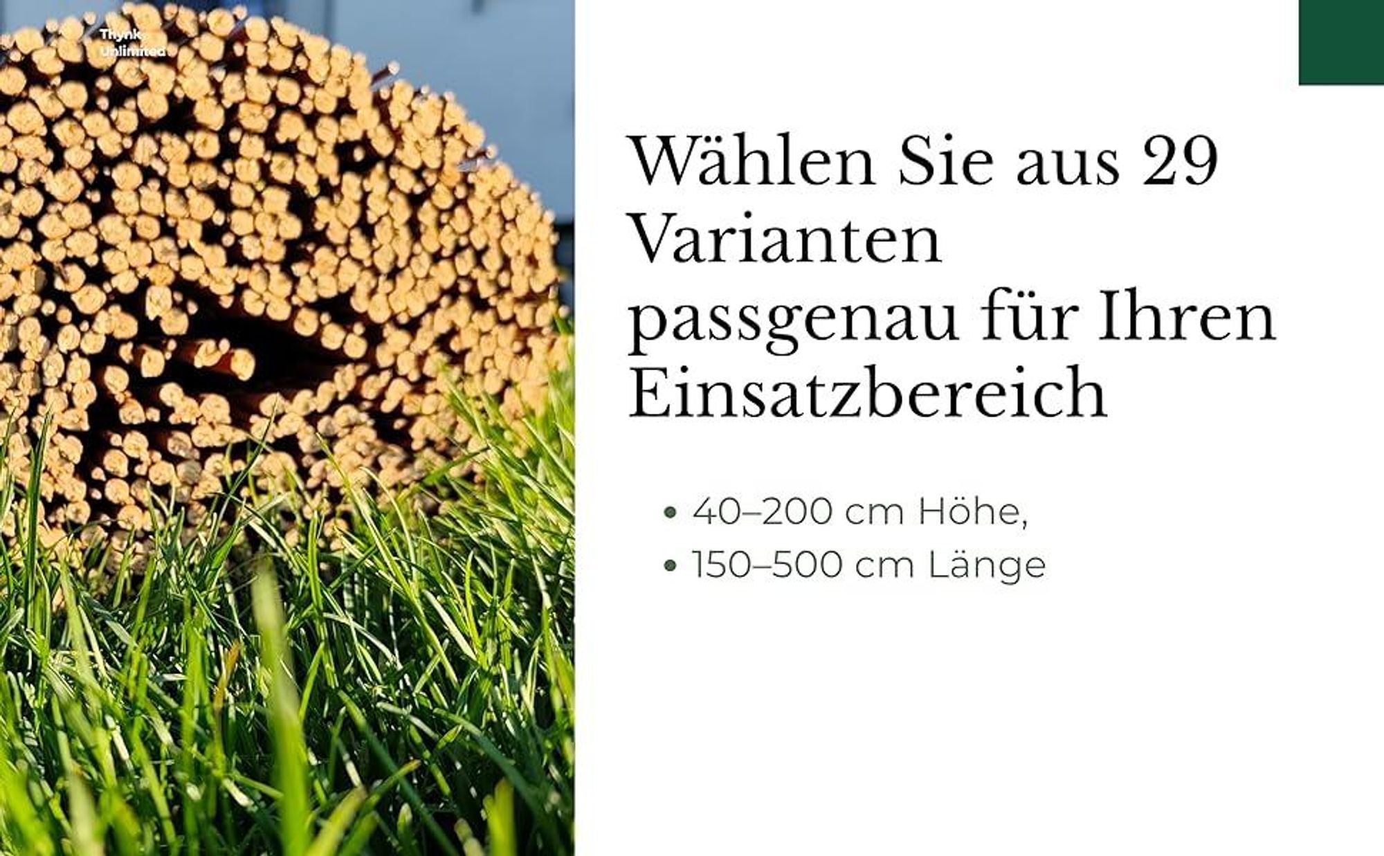 Weidenmatte 200 x 300 cm Gartenzaun Balkon Weidenzaun Zaun Windschutz & Sonnenschutz Balkonverkleidung Wetterfest Sichtschutzzaun Sichtschutzmatte