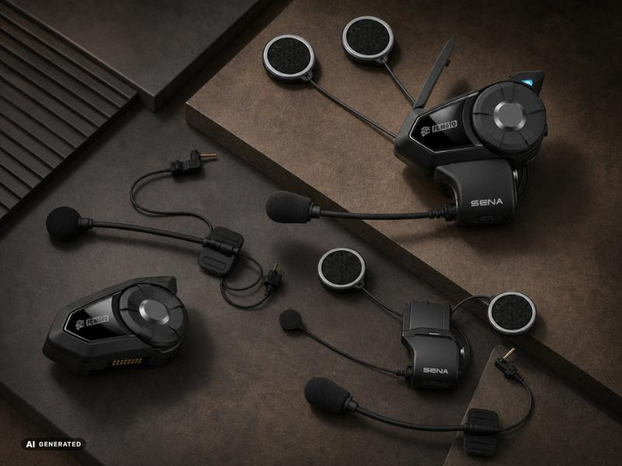 Sena 30K HD FC-Moto Edition: Sistema de comunicación Bluetooth, paquete doble