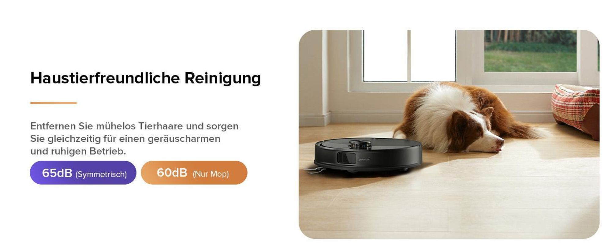 Roborock Q10 S5 Set Saugroboter mit Wischfunktion,10.000 Pa Staubsauger Roboter, Dual Anti-Tangle System, Auto Lifting Mopping, für Tierhaare, Schwaz