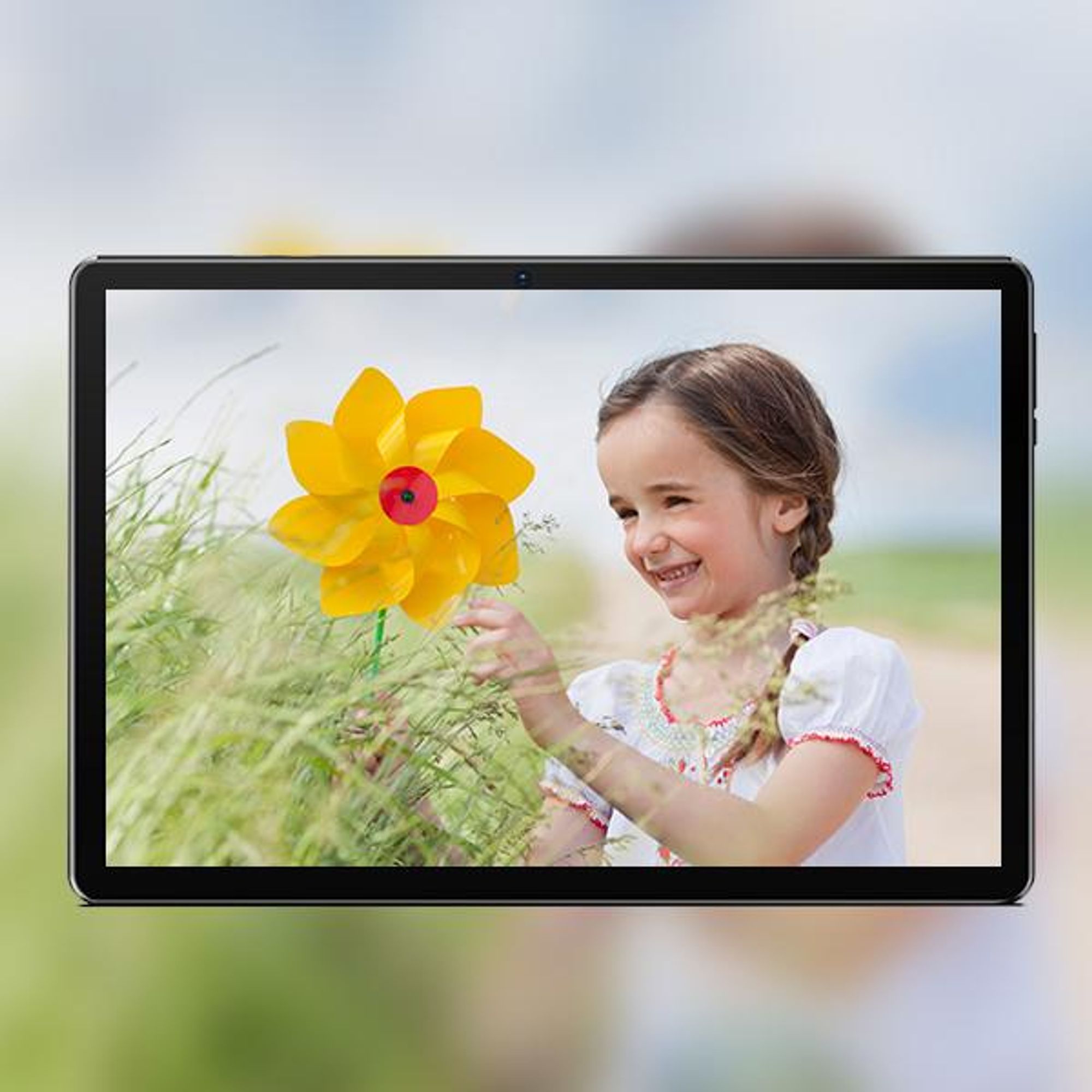 VASOUN Tablet 10 Zoll Android 15 Tablet mit 3GB RAM 64GB ROM, 6000 mAh Akku, 1,8GHz Prozessor, Bluetooth, Wi-Fi, Type-C für Study Gaming Entertainment
