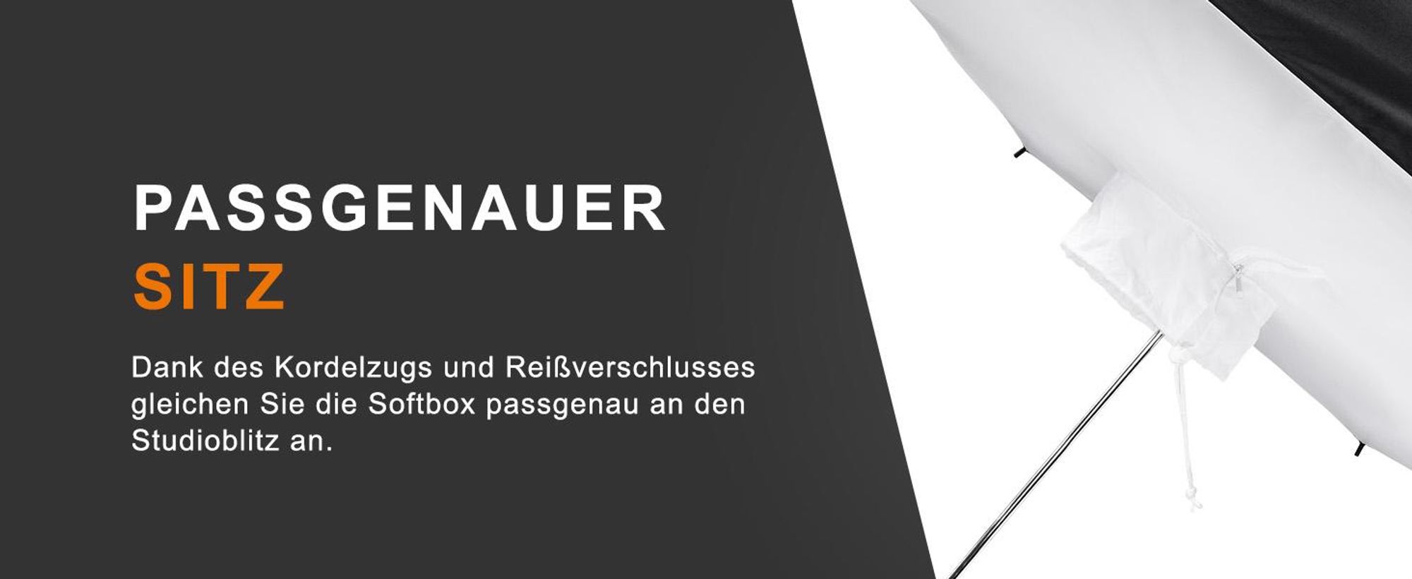 Walimex 17653, Schwarz, Weiß, 109 cm, 395 g