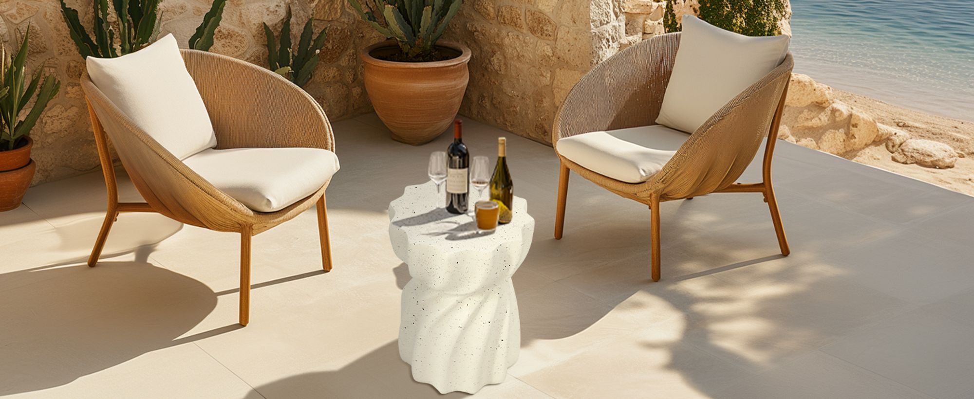 WISFOR stylischer Beistelltisch, Sofaende, Nachttisch, Wohnzimmer Sofatisch Kaffeetisch, 35x48.5cm