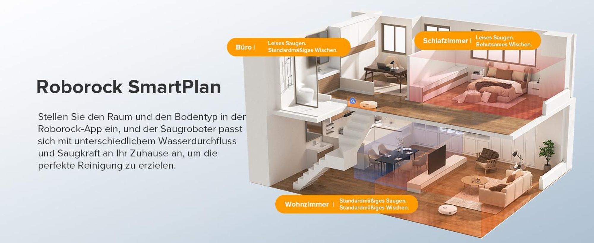 Roborock QV 35A Staubsauger Roboter 8.000pa(Upgrade von Qrevo/Qrevo Plus),Anti-Verfilzungs-Seitenbürste, PreciSense LiDAR, All-in-One Dock, Weiß
