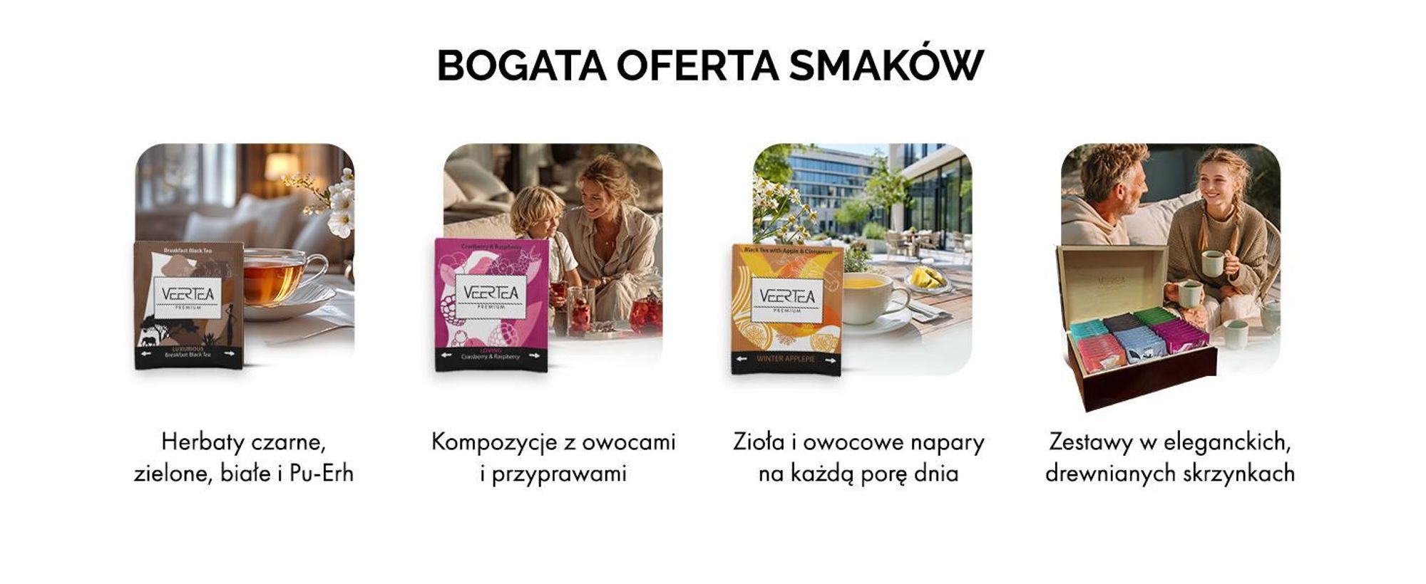 Veertea White Tea & Rose 100 saszetek