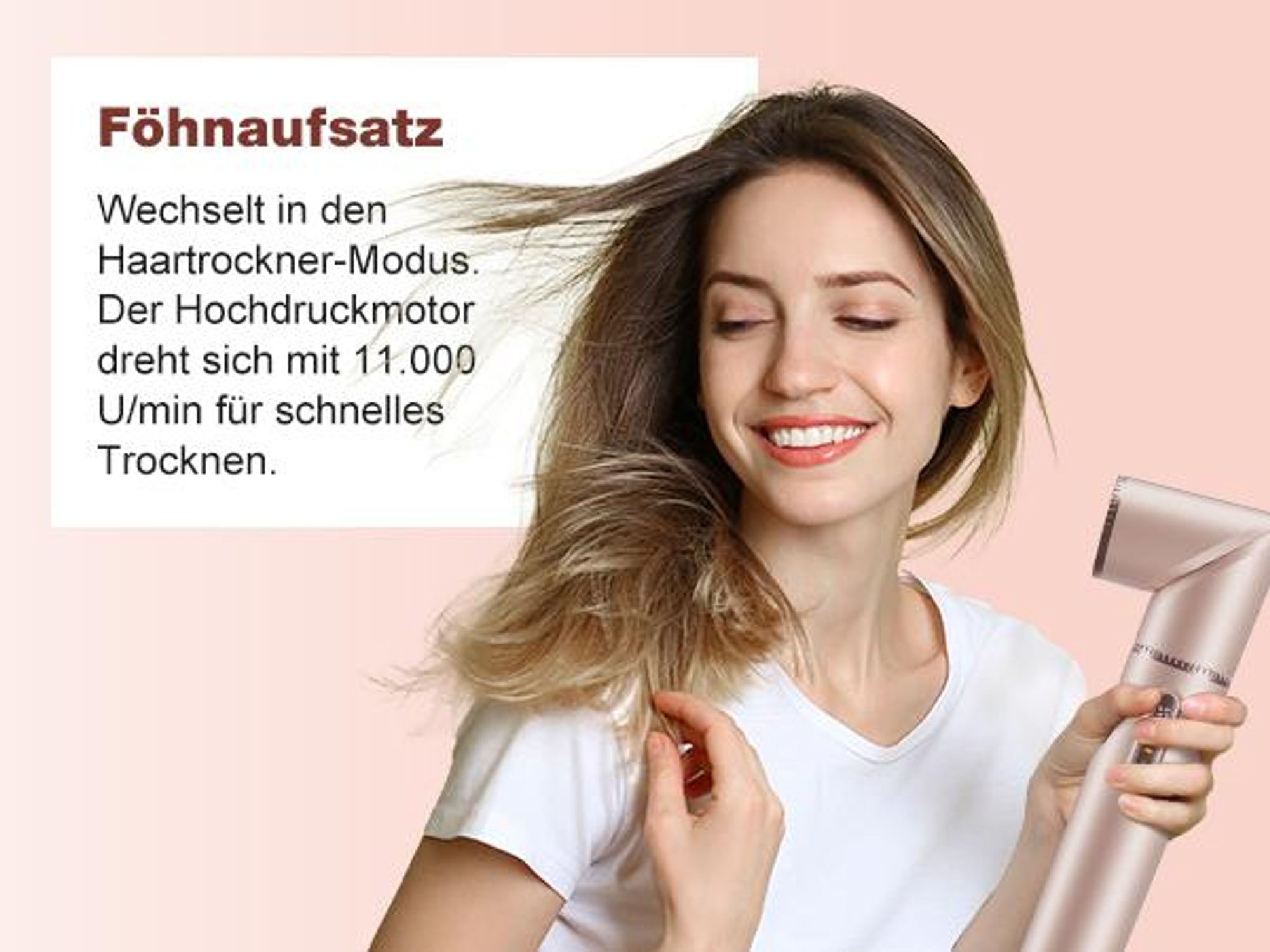 MCURO Warmluftbürste 7-in-1 Multihaarstyler 110000 U/Min,Lockenstab Auto-Wrap Ionen Föhn Airstyler,Hairstyler,Haartrockner,Lockenstab & Glätteisen,mit Reisebox