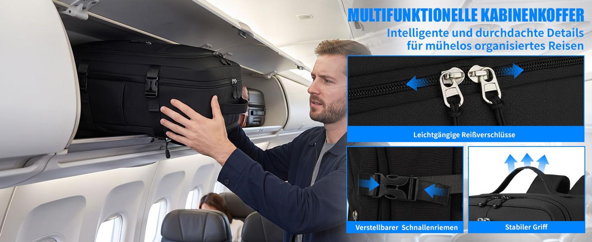 Rucksack, Laptoprucksack, 24L Große Schulrucksack, Handgepäck Rucksack für 15,6 zoll Laptop, für Arbeit Reisen