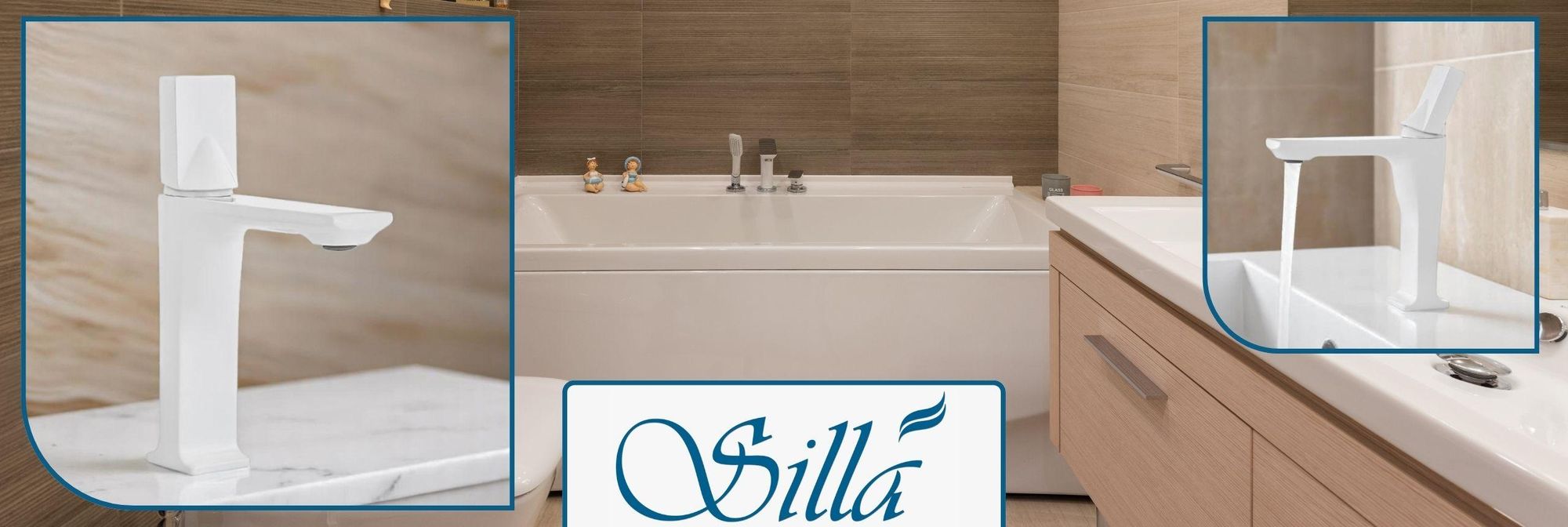 Silla, Weiß, Armatur, Bad, Spültischarmatur, Wasserhahn Bad, Wasserhahn, Messing