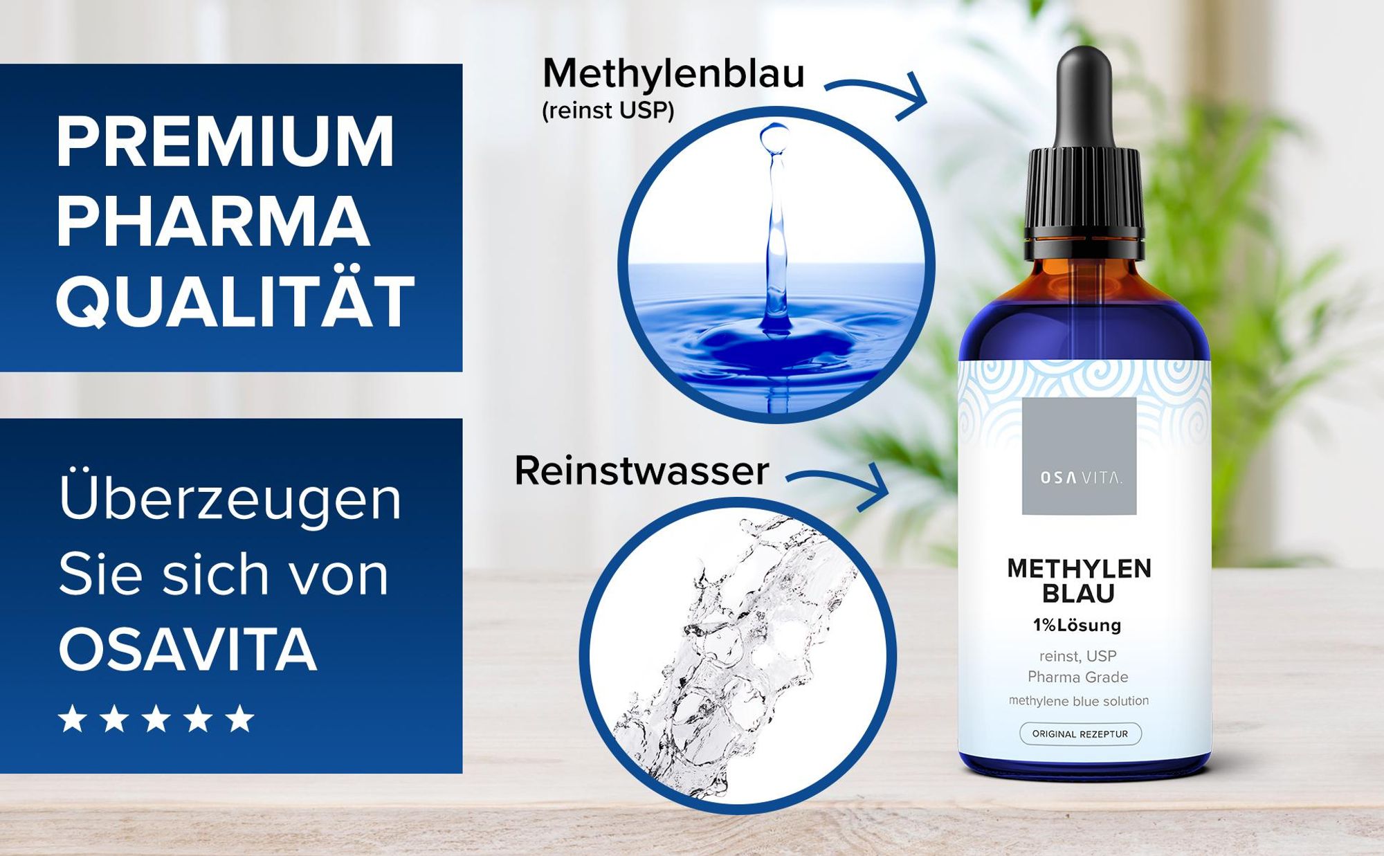 OSAVITA Methylenblau in USP Qualität