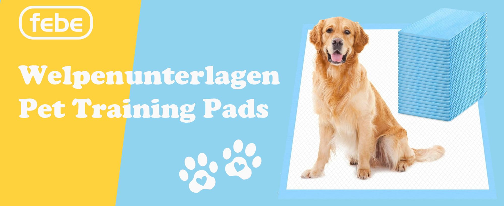 febe welpenunterlagen puppy pads pipi matten hunde toilleten