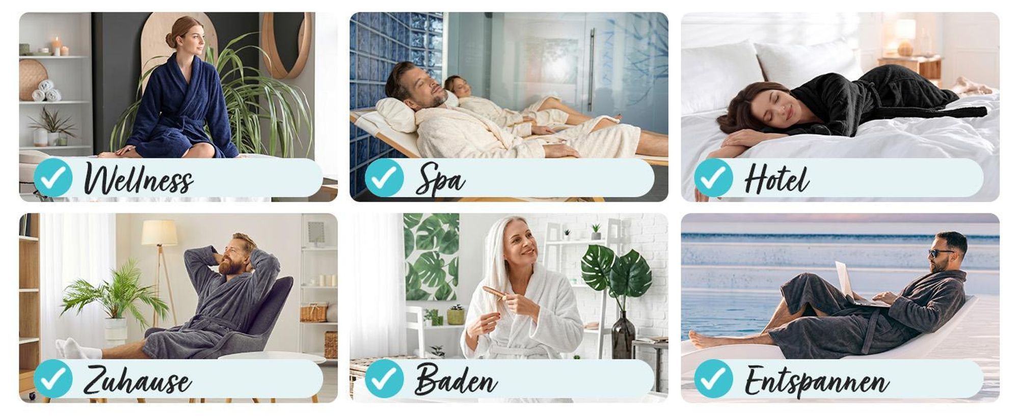 AR Line Bademantel mit Schalkragen 100% Baumwolle 450 g/m² – Uni Frottier Wellnessbademantel, Größen S–XXXL, in Farbe: Weiß, in Größe: L