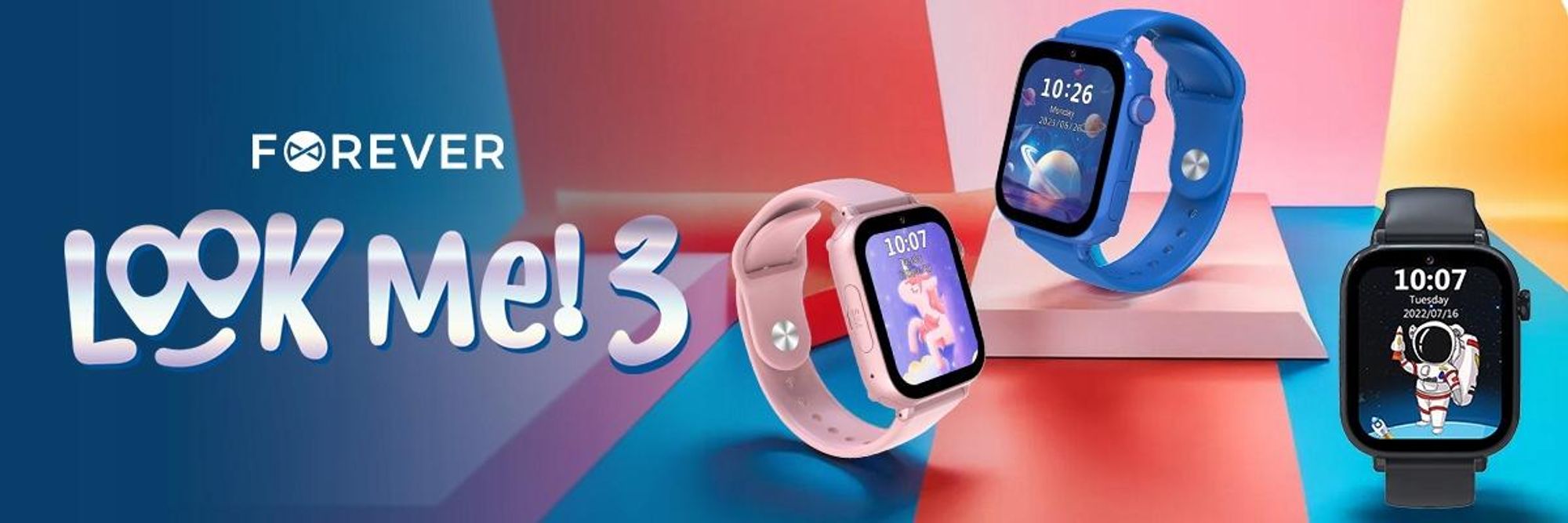 Forever Kids Look Me! 3 KW-520 GPS WiFi 4G Sport Smartwatch für Kinder