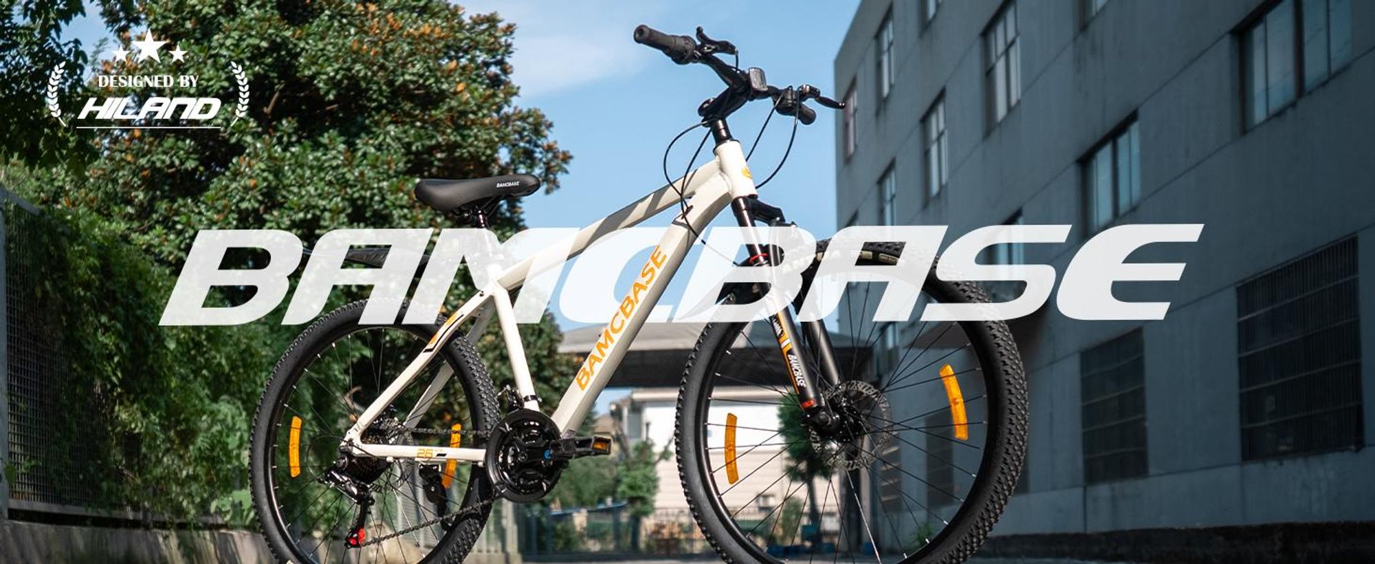 HILAND 26 Zoll Mountainbike für Männer und Frauen, Aluminiumrahmen, 21-Gang Schaltung mit mechanischen Scheibenbremsen und Federgabel, Schwarz