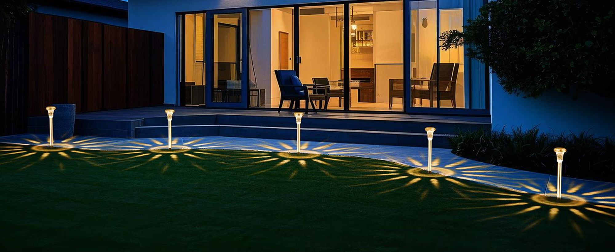 LED Solarlampe, Solarleuchte, 6er Set LED Solarlicht, Solar Bodenleuchte, Bodenlampe, Warmweiß, Winterfest, Wasserdicht, für außen, Terrasse, Rasen