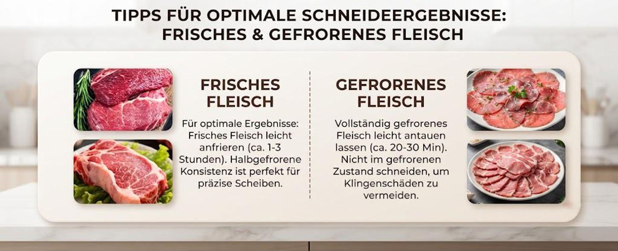Allesschneider Elektrischer Allesschneider, 250 W Verstellbare Küchenmaschine 0 bis 15mm, 2 Klingen, Geeignet für Küche