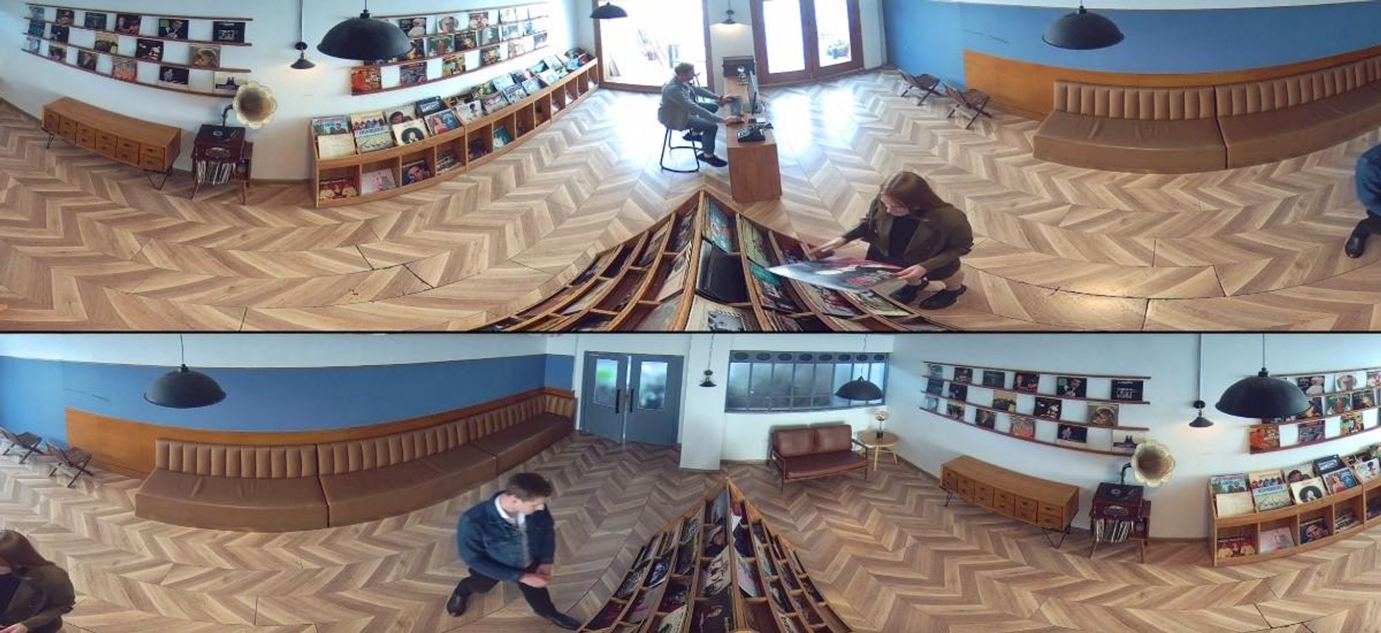 Reolink FE-P, 2K+ 6MP PoE Fisheye-Kamera Indoor, 360° Panorama, Smarte Personenerkennung, Nachtsicht, Mehrere Anzeigemodi, 2-Wege-Audio, Einbau-Sirene