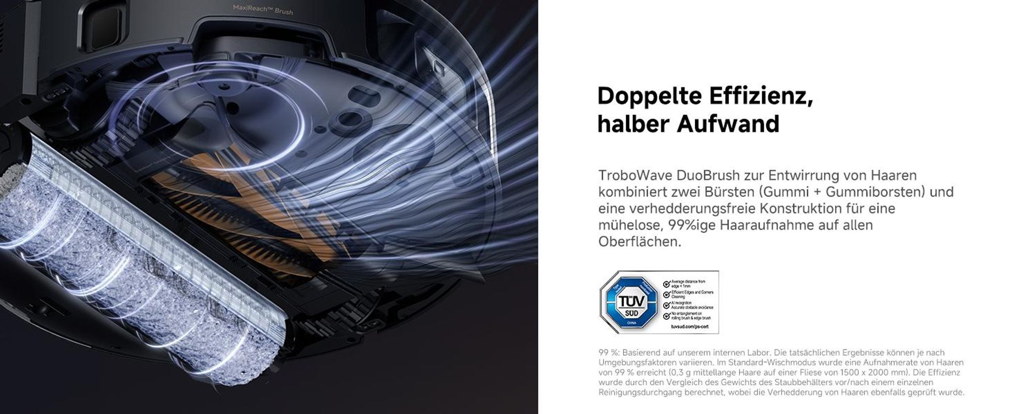 MOVA Z60 Ultra Roller Complete Saugroboter 28.000 Pa, HydroForce™ Hochdruck-Wischen, AutoShield™ Teppichschutz, StepMaster™ 2.0, FlexScope™ Navigation
