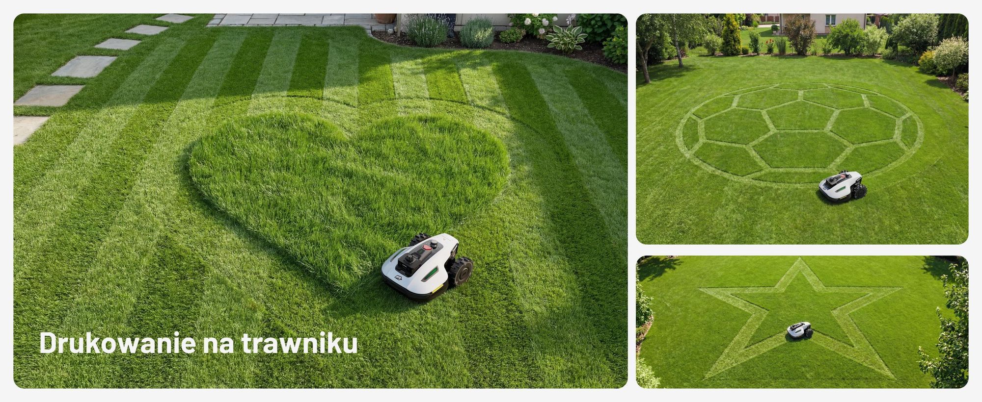 Robotická sekačka Mammotion YUKA Mini 2 1000 s garáží a mycím stojanem, do 1000 m², DropMow, auto mapování, sečení okrajů, APP