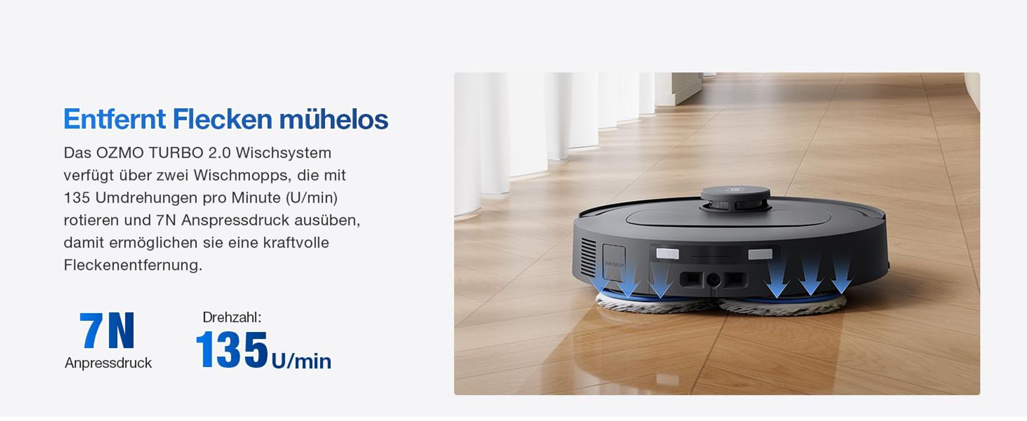 ECOVACS DEEBOT T30e Omni Staubsauger Roboter mit Wischfunktion, 25.000 Pa, ZeroTangle 3.0 Anti-Verheddern, 75°C Moppwäsche, Saugroboter, Schwarz