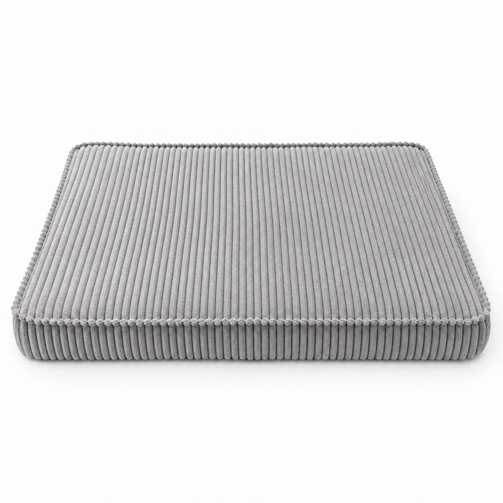 HUNDEBETT HUNDEKISSEN HUNDEMATTE CORD XL 120x80 CM Grau