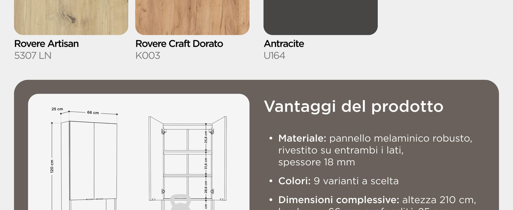 Mobile per lavatrice LORA