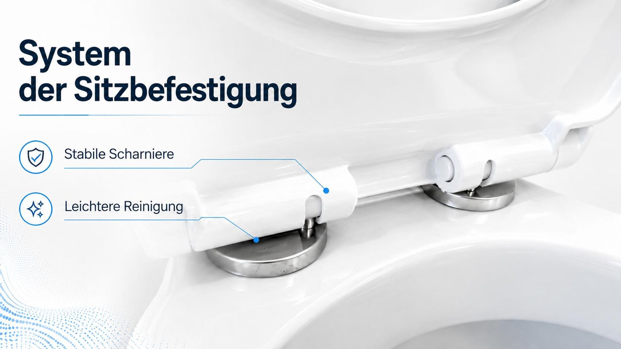 AQUA for you | Stand-WC - Lavita Bartolini - Eck-WC spülrandlos - 75x36x81 cm - Abgang waagerecht - Weiß - mit Spülkasten, WC-Sitz, Softclose, Toilette