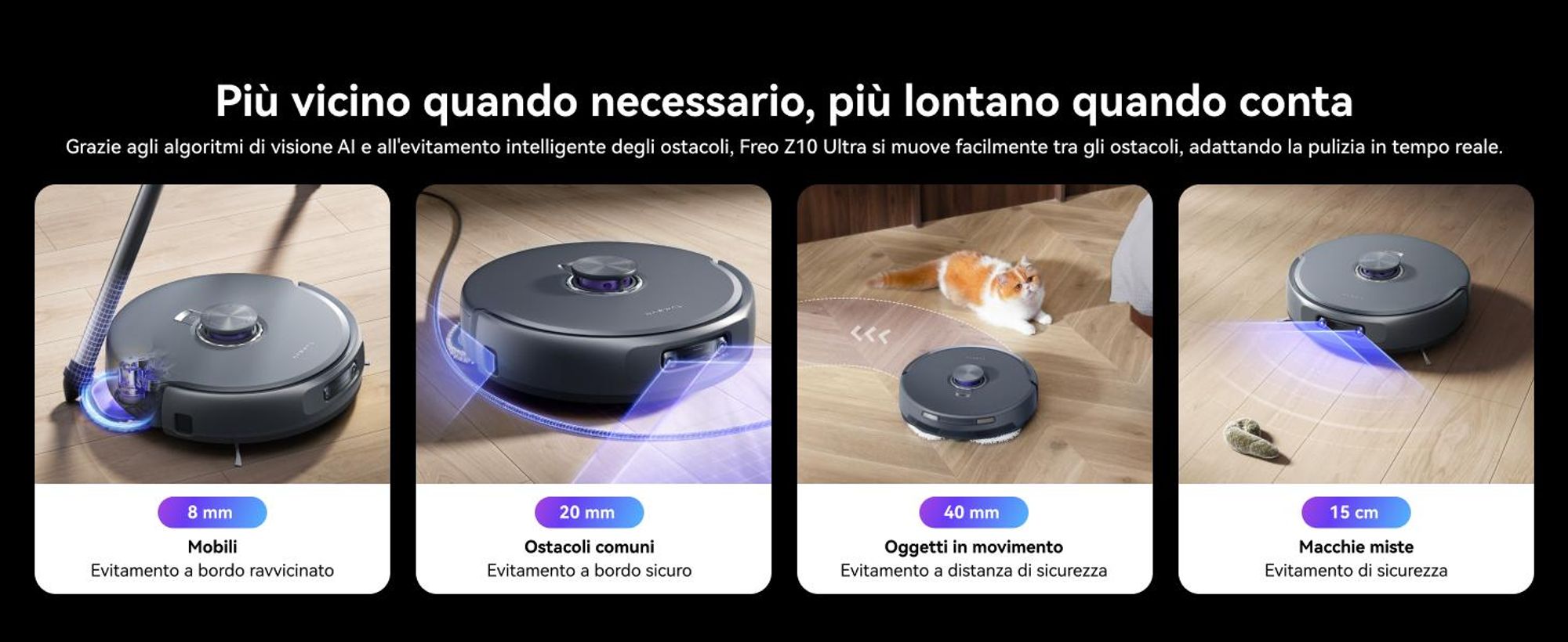 NARWAL Freo Z10 Ultra Senza sacchetto Grigio