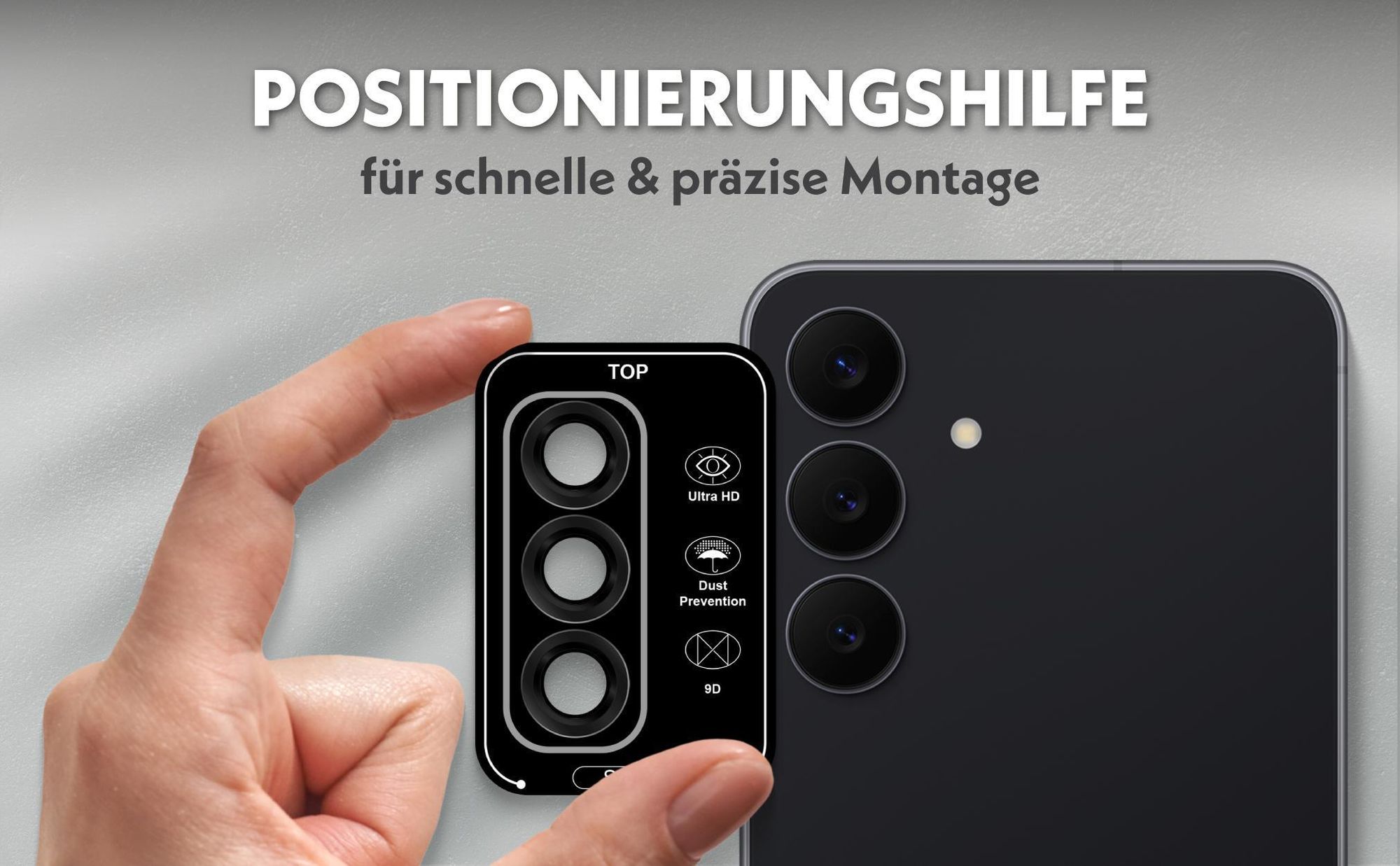 Brilliante Bildqualität mit dem Samsung Galaxy S25 dank 99,9% Lichtdurchlässigkeit