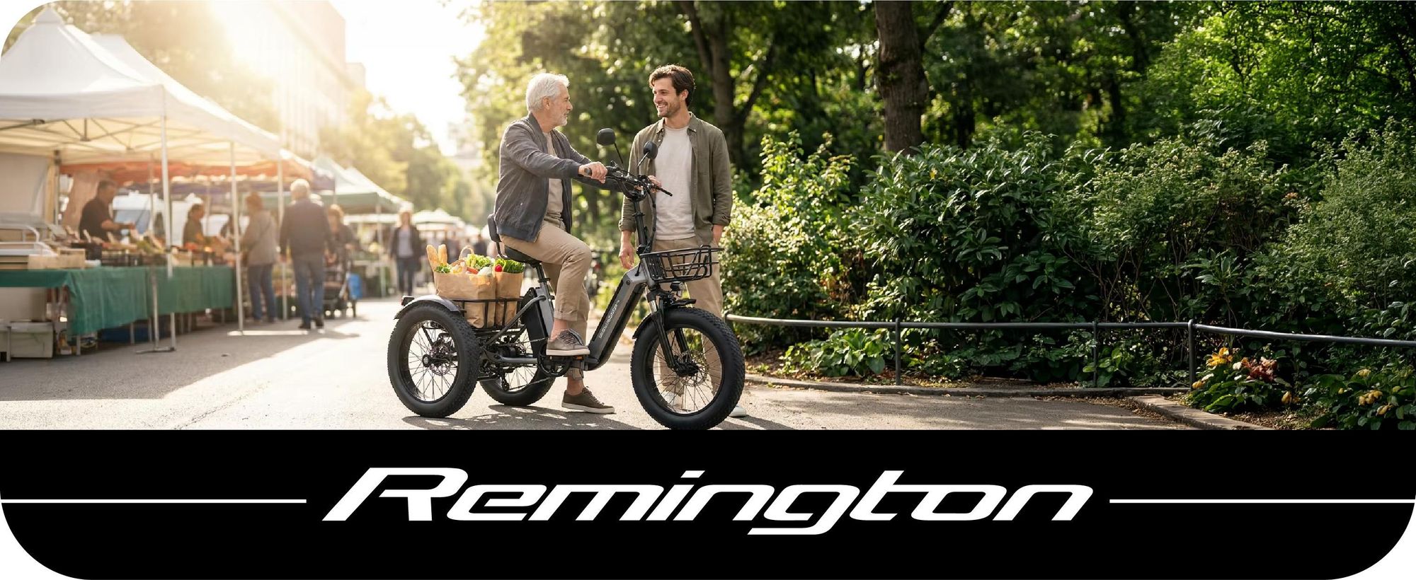 Remington R100 Elektrofahrrad Dreirad für Damen Herren Senioren Seniorinnen